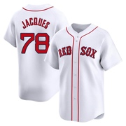 White Limited Joe Jacques Youth Boston Red Sox Home Jersey