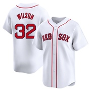 White Limited Justin Wilson Men's Boston Red Sox Home Jersey