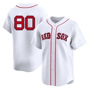 White Limited Richard Fitts Men's Boston Red Sox 2nd Home Jersey