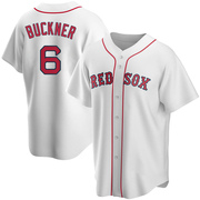 White Replica Bill Buckner Men's Boston Red Sox Home Jersey