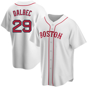 White Replica Bobby Dalbec Men's Boston Red Sox Alternate Jersey