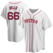 White Replica Brayan Bello Men's Boston Red Sox Alternate Jersey