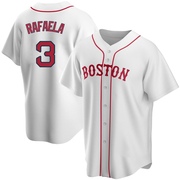 White Replica Ceddanne Rafaela Men's Boston Red Sox Alternate Jersey