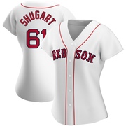 White Replica Chase Shugart Women's Boston Red Sox Home Jersey