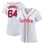 White Replica Cooper Criswell Women's Boston Red Sox 2021 Patriots' Day Jersey