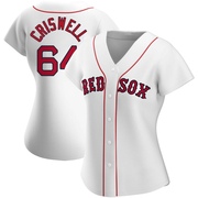 White Replica Cooper Criswell Women's Boston Red Sox Home Jersey