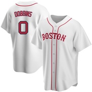 White Replica Hunter Dobbins Men's Boston Red Sox Alternate Jersey