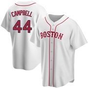 White Replica Isaiah Campbell Men's Boston Red Sox Alternate Jersey