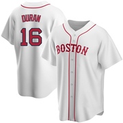 White Replica Jarren Duran Men's Boston Red Sox Alternate Jersey