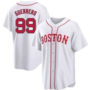 White Replica Luis Guerrero Men's Boston Red Sox 2021 Patriots' Day Jersey