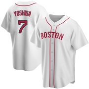 White Replica Masataka Yoshida Men's Boston Red Sox Alternate Jersey