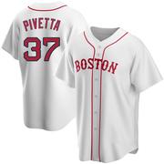 White Replica Nick Pivetta Men's Boston Red Sox Alternate Jersey