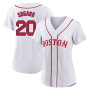 White Replica Nick Sogard Women's Boston Red Sox 2021 Patriots' Day Jersey