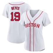 White Replica Pablo Reyes Women's Boston Red Sox 2021 Patriots' Day Jersey