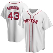 White Replica Patrick Sandoval Men's Boston Red Sox Alternate Jersey