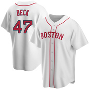 White Replica Rod Beck Youth Boston Red Sox Alternate Jersey