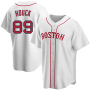 White Replica Tanner Houck Men's Boston Red Sox Alternate Jersey