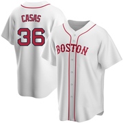 White Replica Triston Casas Men's Boston Red Sox Alternate Jersey