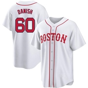 White Replica Tyler Danish Men's Boston Red Sox 2021 Patriots' Day Jersey